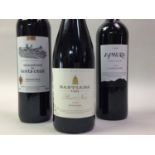 COLLECTION OF TEN BOTTLES OF WINE INCLUDING MONASTERIO DE SANTA CRUZ 2007 TARRAGONA