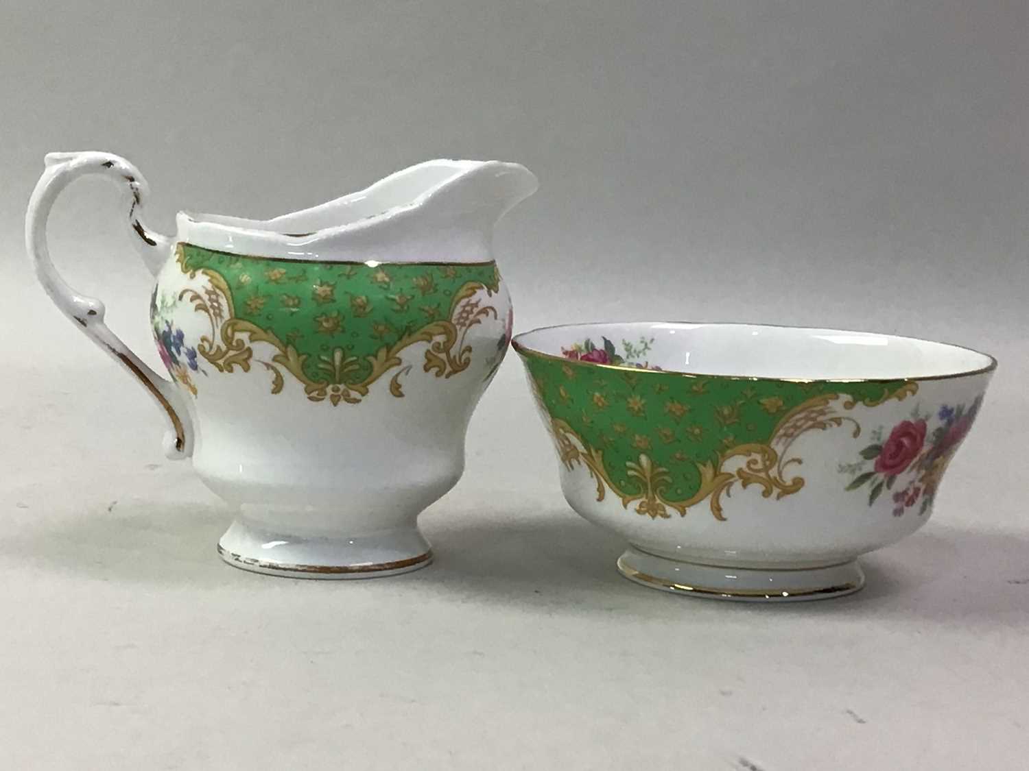 PARAGON TEA AND COFFEE SERVICE, ROCKINGHAM PATTERN