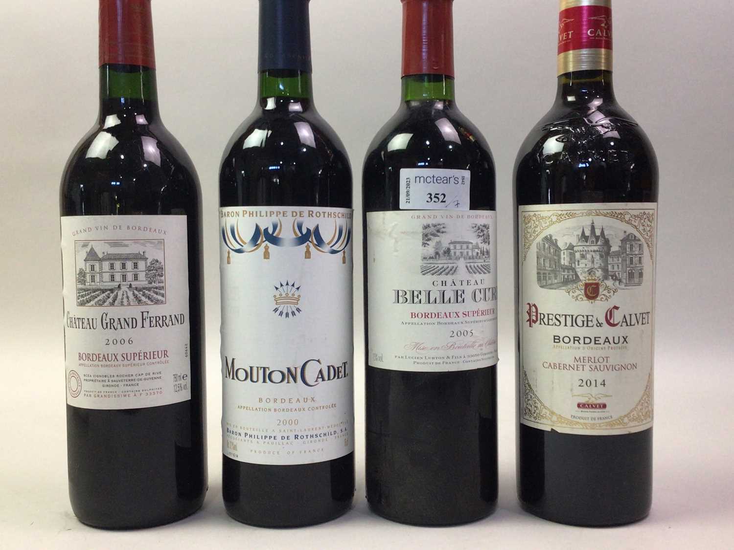 COLLECTION OF SEVEN FRENCH BORDEAUX RED WINES, INCLUDING CHATEAU GRAND FERRAND 2006 BORDEAUX SUPERI - Image 2 of 2