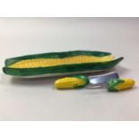 VINTAGE CORN ON THE COB CERAMIC SET,