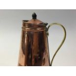 IN THE MANNER OF W A S BENSON, ARTS AND CRAFTS COPPER JUG, AND FURTHER METAL WARE