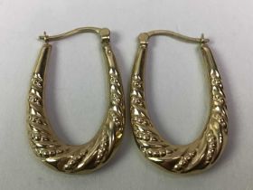 THREE PAIRS OF EARRINGS,