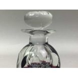 CAITHNESS GLASS PERFUME BOTTLE, MADE TO COMMEMORATE THE GOLDEN JUBILEE OF HM QUEEN ELIZABETH II 2002