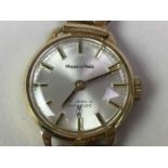 GOLD CASED WRIST WATCH,