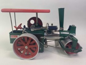 GROUP OF TWO MODEL STEAM VEHICLES