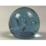 GROUP OF GLASS PAPERWEIGHTS,