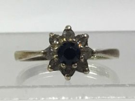 DIAMOND FIVE STONE RING, EARLY 20TH CENTURY