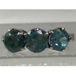 PAIR OF EMERALD AND DIAMOND EARRINGS, ALONG WITH A DRESS RING