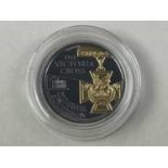 THE VICTORIA CROSS QUARTER SOVEREIGN, GOLD