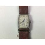 ART DECO MANUAL WIND WRIST WATCH,