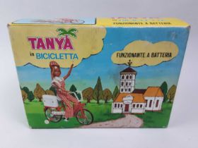 TANYA IN BICICLETTA, ITALIAN VINTAGE TOY