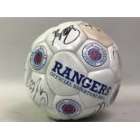 SIGNED RANGERS FOOTBALL,