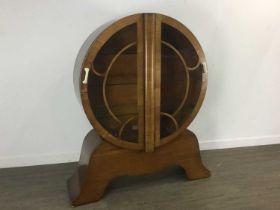 ART DECO WALNUT CABINET,