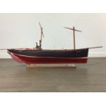 MODEL BOAT OF THE 'SY486 MUIRNEAG',