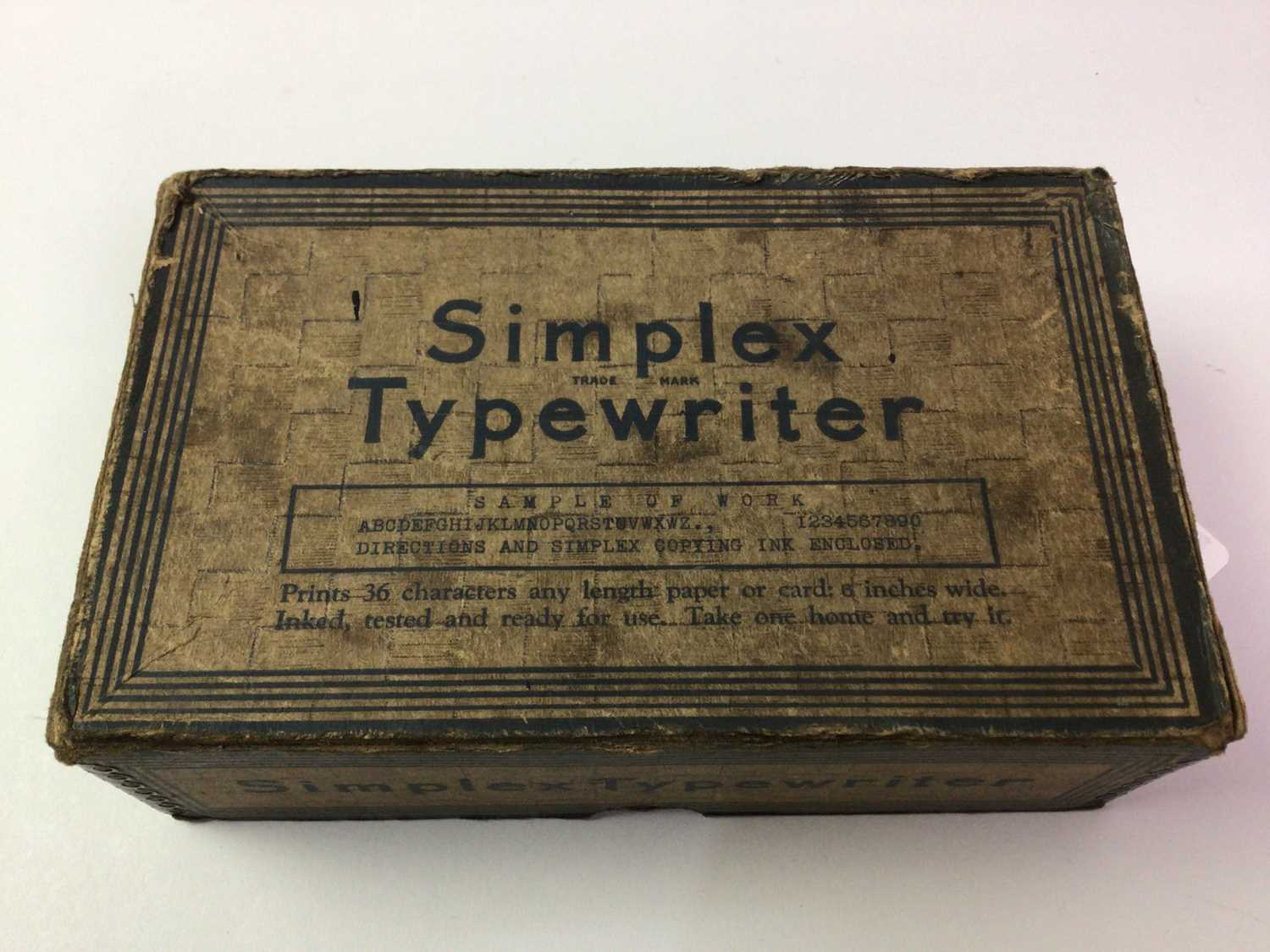 VINTAGE SIMPLEX TYPEWRITER, - Image 2 of 2