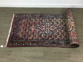 IRANIAN FLOOR RUNNER, AND A MODERN EXAMPLE