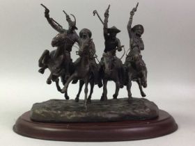 FREDRIC REMINGTON, FRANKLIN MINT, COMING THROUGH THE RYE