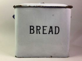 ENAMELLED BREAD TIN, AND FURTHER ITEMS