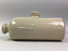 FIVE CERAMIC HOT WATTER BOTTLES,