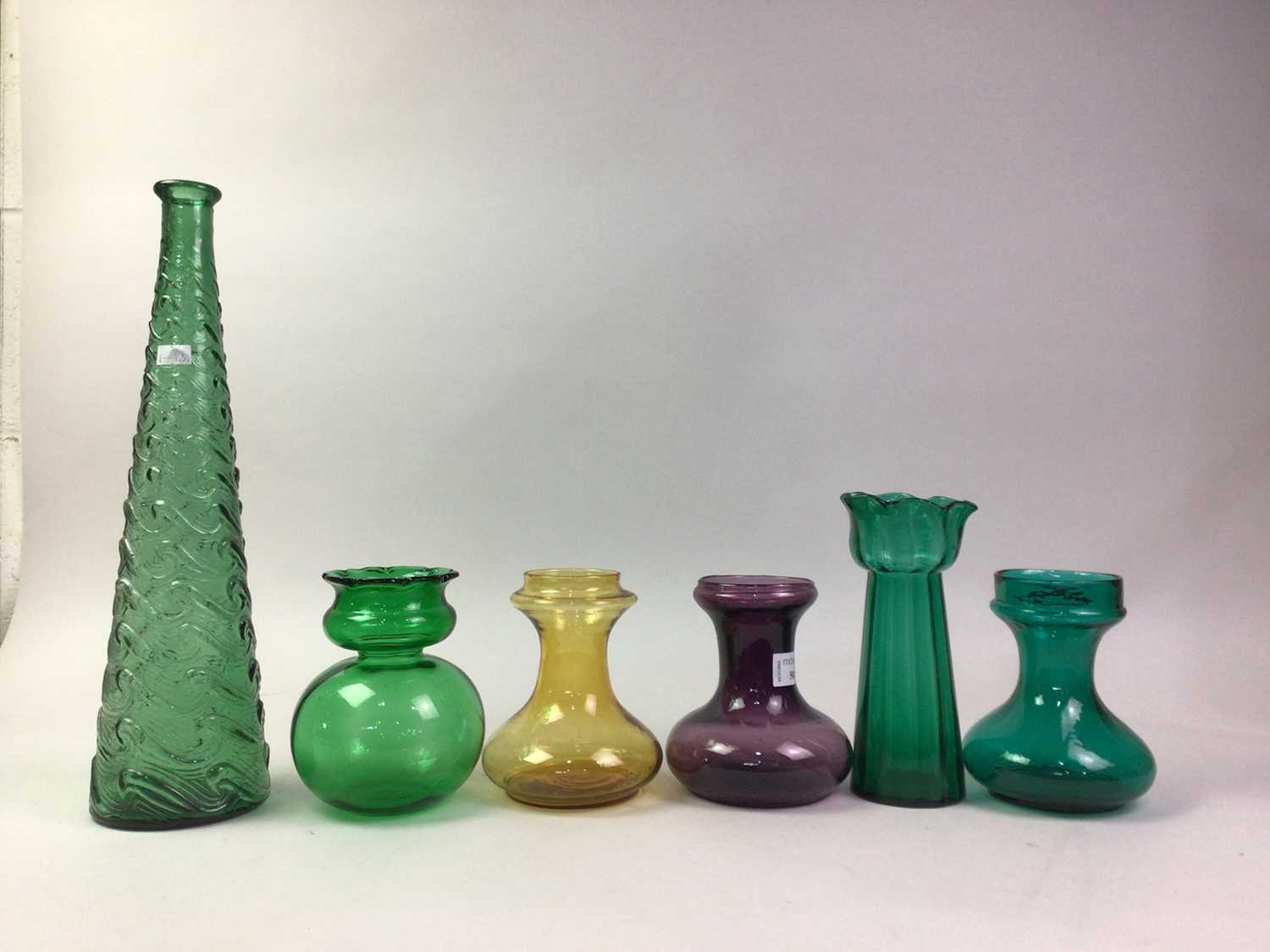 COLLECTION OF COLOURED GLASS WARE, - Image 3 of 4