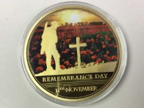 GROUP OF COMMEMORATIVE COINS,