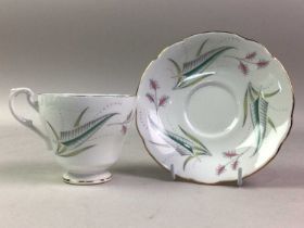 PARAGON CHINA PART TEA SERVICE, AND GLASS WARE