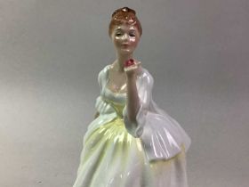 GROUP OF ROYAL DOULTON FIGURES, AND OTHER FIGURES