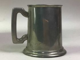 COLLECTION OF BRASS AND PEWTER ITEMS,