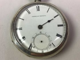 GROUP OF FIVE POCKET WATCHES,