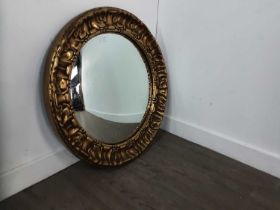 GILT FRAMED WALL MIRROR, 20TH CENTURY