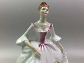 GROUP OF ROYAL DOULTON FIGURES,