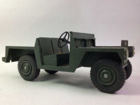 GROUP OF MILITARY TOY VEHICLES,