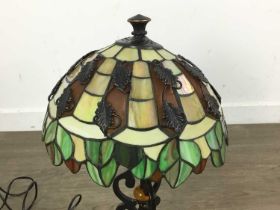 TIFFANY STYLE TABLE LAMP,