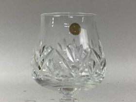 LARGE GROUP OF GLASSWARE,