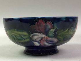 MOORCROFT CIRCULAR BOWL, EARLY / MID 20TH CENTURY