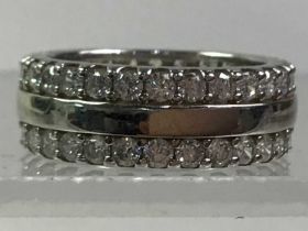COLLECTION OF SILVER AND OTHER DRESS RINGS,