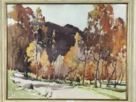 * ALBERT GORDON THOMAS RSW (SCOTTISH 1893 - 1970), NEAR THE TROSSACHS