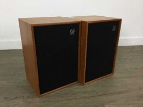 PAIR OF WHARFEDALE SPEAKERS DENTON XP2, AND A MARTIN AUDIO ICT300 SPEAKER