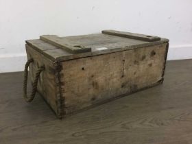 A W BOMBS, WOODEN CRATE