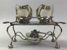 COLLECTION OF SILVER PLATED ITEMS,