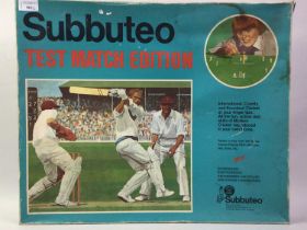 SUBBUTEO TEST MATCH EDITION CRICKET ALONG WITH MONOPOLY