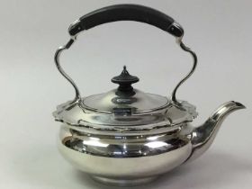 GROUP OF SILVER PLATED WARE,