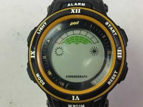 GENT'S POD DIGITAL WRIST WATCH, AND ANOTHER