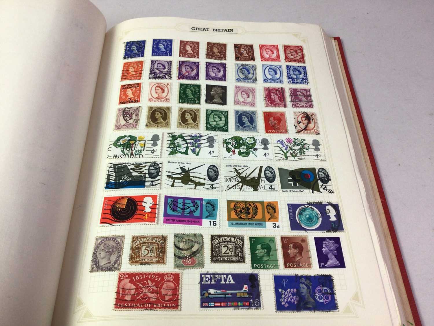 ALBUM OF WORLD STAMPS, - Image 11 of 15