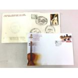 GROUP OF STAMPS AND FIRST DAY COVERS,