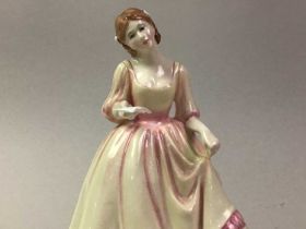 COLLECTION OF ROYAL DOULTON AND OTHER FIGURES,