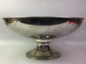 LARGE SILVER PLATED CENTREPIECE BOWL,