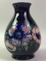 MOORCROFT BALUSTER VASE,