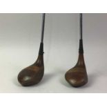 PAIR OF BUTCHART GOLF CLUBS,