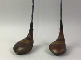 PAIR OF BUTCHART GOLF CLUBS,